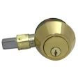 Ultra Hardware Deadbolt For Mobile Home Polished Brass Single Cylinder For Sale