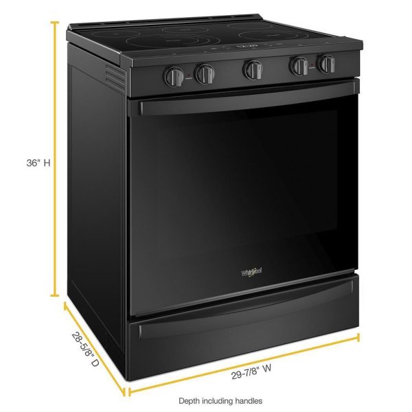 6.4 cu. ft. Smart Slide-in Electric Range with Air Fry, when Connected Online