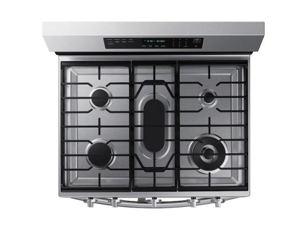 6.0 cu. ft. Smart Freestanding Gas Range with Flex Duo™, Stainless Cooktop & Air Fry in Stainless Steel Online Sale