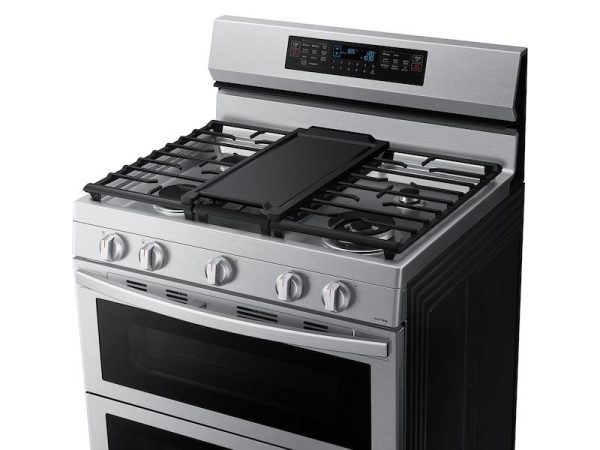 6.0 cu. ft. Smart Freestanding Gas Range with Flex Duo™, Stainless Cooktop & Air Fry in Stainless Steel Online Sale