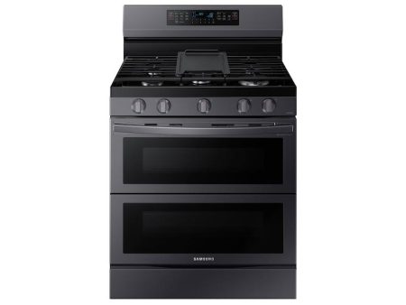 6.0 cu. ft. Smart Freestanding Gas Range with Flex Duo™ & Air Fry in Black Stainless Steel Online now