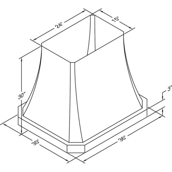 Vent-A-Hood Hotte de cuisinière à plafond de 36 po JDIH236 C1SS Discount