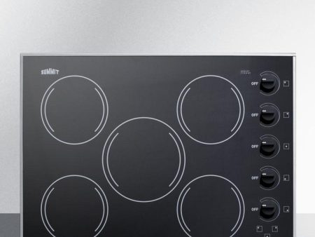 27  Wide 230v 5-burner Radiant Cooktop Online now