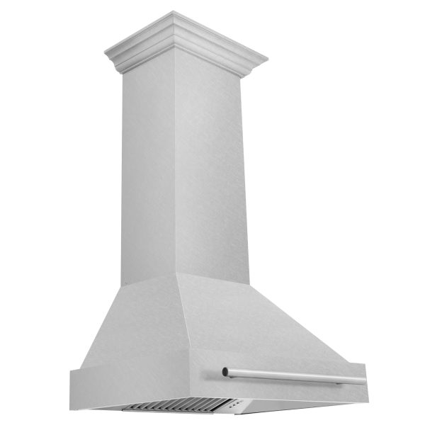 ZLINE 30 in. DuraSnow Stainless Steel Range Hood with Color Shell Options (8654SNX-30) [Color: DuraSnow Stainless Steel] Online Hot Sale