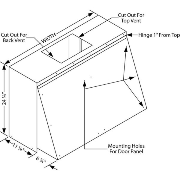 Vent-A-Hood Hotte de cuisinière murale de 42 po TLH-242WH For Sale