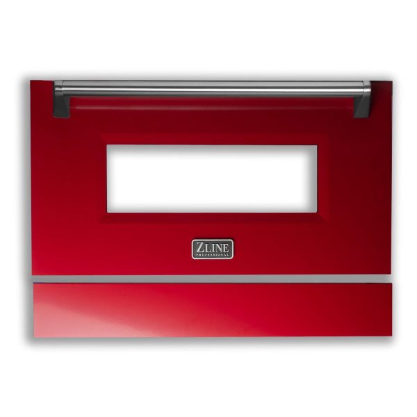 ZLINE 36 in. Range Door in Multiple Finishes (RA-DR-36) [Color: Red Gloss] For Sale