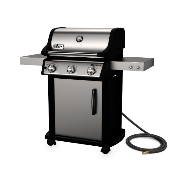 Spirit S-315 Gas Grill (Natural Gas) - Stainless Steel Fashion