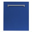 ZLINE 24 in. Dishwasher Panel with Traditional Handle (DP-H-24) [Color: Blue Matte] Sale