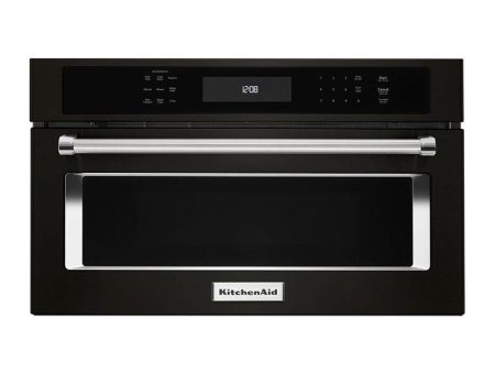 KitchenAid Four à micro-ondes encastrable de 27 po, 1.4 pi cu avec convection KMBP107EBS Online