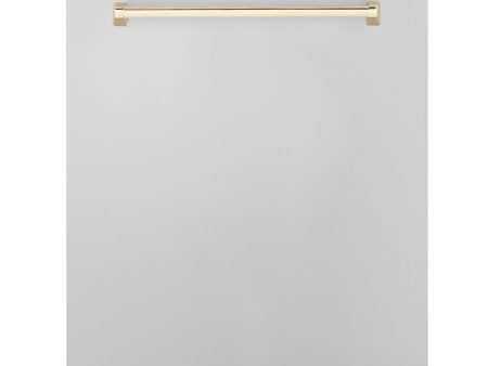 ZLINE Autograph Edition 24  3rd Rack Top Touch Control Tall Tub Dishwasher in Stainless Steel with Accent Handle, 45dBa (DWMTZ-304-24) [Color: Gold] Fashion