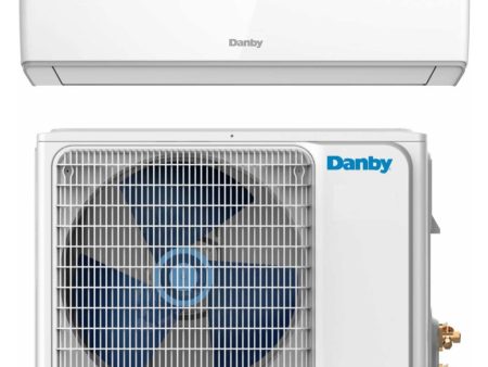 Danby Climatiseur mini-split de 12 000 BTU avec pompe à chaleur et onduleur à vitesse variable DAS120GAHWDB For Discount