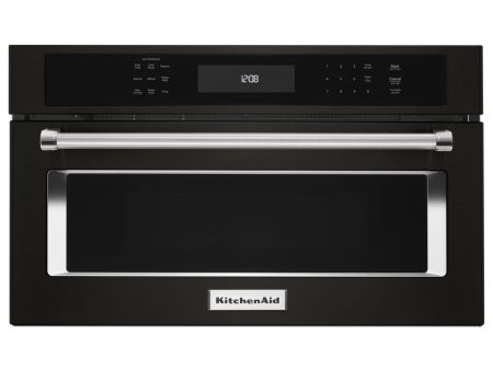 KitchenAid Four à micro-ondes encastrable de 30 po, 1.4 pi cu avec convection KMBP100EBS on Sale