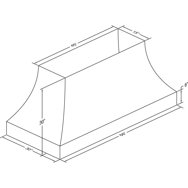 Vent-A-Hood Hotte de cuisinière à plafond de 60 po JDIH466 C3SS For Discount