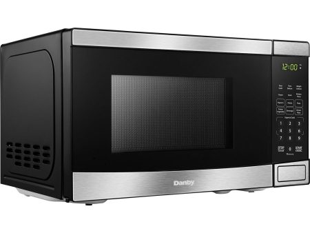 Danby Four à micro-ondes de comptoir de 17 po., 0,7 pi.cu. avec 6 options de cuisson automatique DBMW0721BBB Fashion