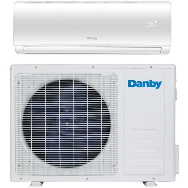 Danby Climatiseur mini-split de 8 000 BTU avec pompe à chaleur et onduleur à vitesse variable DAS180EAQHWDB Online Hot Sale