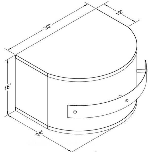 Vent-A-Hood Hotte de cuisinière murale de 30 po JCWR18-230SS Supply