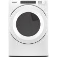 Whirlpool Sécheuse électrique de capacité 7,4 pi cu avec commandes tactiles intuitives YWED560LHW Fashion