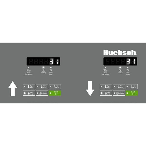 Huebsch Appareil de buanderie sécheuses superposées commercial électrique HSENXAGW286CW01 For Sale