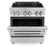 ZLINE 30 in. Dual Fuel Range with Gas Stove and Electric Oven in Stainless Steel (RA30) [Color: Stainless Steel] on Sale