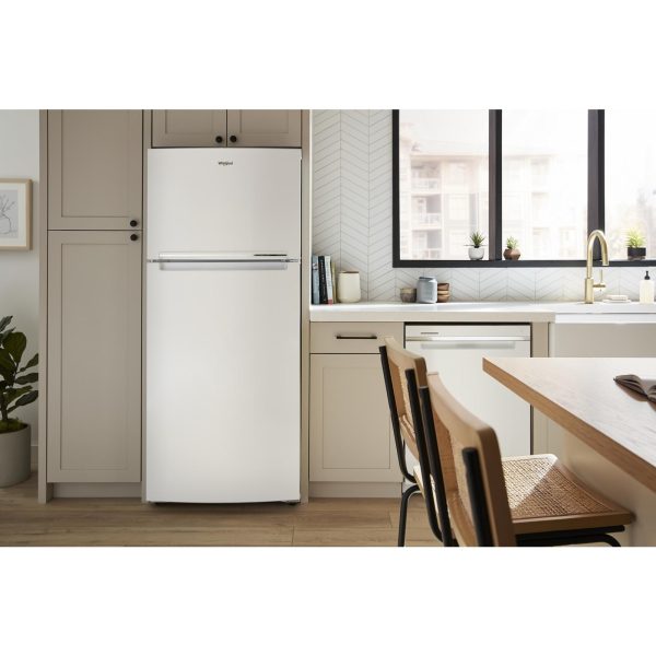 Whirlpool Réfrigérateur à congélateur supérieur amovible de 28 pouces, 16,6 pi. cu. WRTX5028PW Online