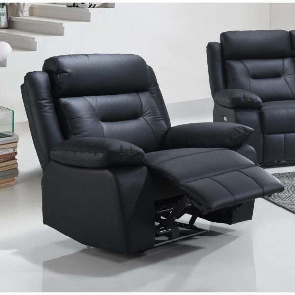 IFDC Fauteuil inclinable motorisé en cuir et aspect cuir IF 8110 - C For Cheap