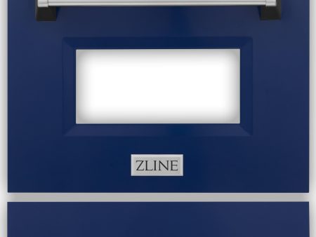 ZLINE 24 in. Range Door in Multiple Finishes [Color: Blue Matte] For Cheap