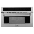 ZLINE 30 In. Microwave Oven in DuraSnow Stainless Steel with Traditional Handle (MWO-30-SS) Hot on Sale