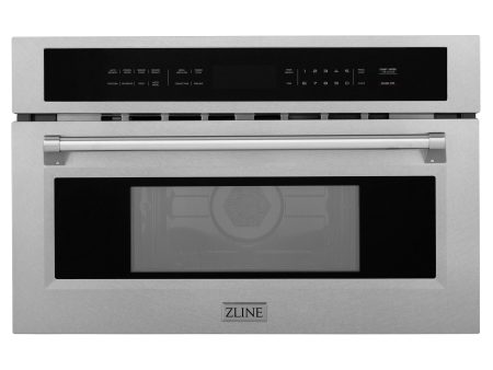 ZLINE 30 In. Microwave Oven in DuraSnow Stainless Steel with Traditional Handle (MWO-30-SS) Hot on Sale