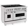 ZLINE 48  6.0 cu. ft. Range with Gas Stove and Gas Oven in ZLINE DuraSnow Stainless Steel® (RGS-SN-48) [Color: Red Matte] Discount