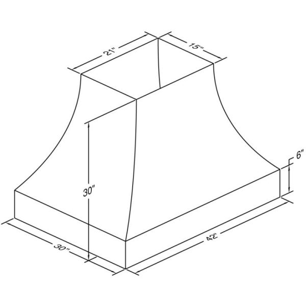 Vent-A-Hood Hotte de cuisinière à plafond de 42 po JDIH242 C3SS Online Hot Sale