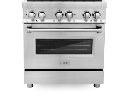 ZLINE 30 in. Dual Fuel Range with Gas Stove and Electric Oven in Stainless Steel (RA30) [Color: Stainless Steel] on Sale