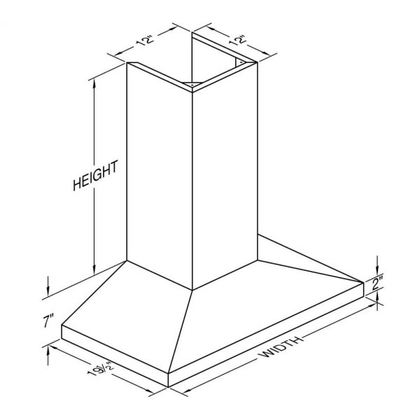 Vent-A-Hood Hotte de cuisine murale de 30 po PDH7-K30BC Cheap