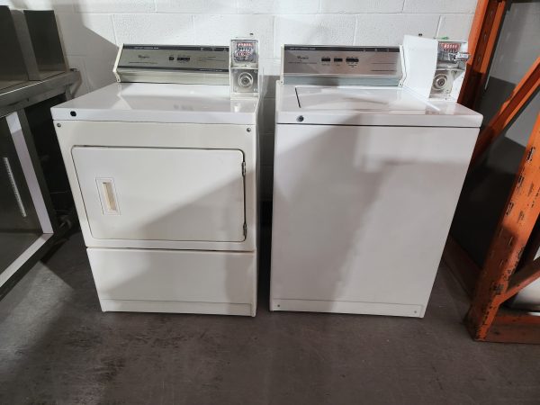 Ensemble pour Lessive commerciale payante | CAM2762TQ2   YCEM2760KQ3 - Whirlpool *** USAGÉ *** For Sale