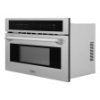 ZLINE 30 In. Microwave Oven in DuraSnow Stainless Steel with Traditional Handle (MWO-30-SS) Hot on Sale