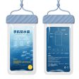 IPX8 Waterproof Pouch for Under 7.2-inches Cell Phone Floating Wave Texture Clear TPU Phone Case Dry Bag with Lanyard Hot on Sale